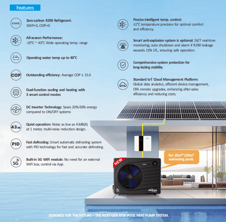 R290 Swimming Pool Heat Pump R290 Swimming Pool Heat Pump